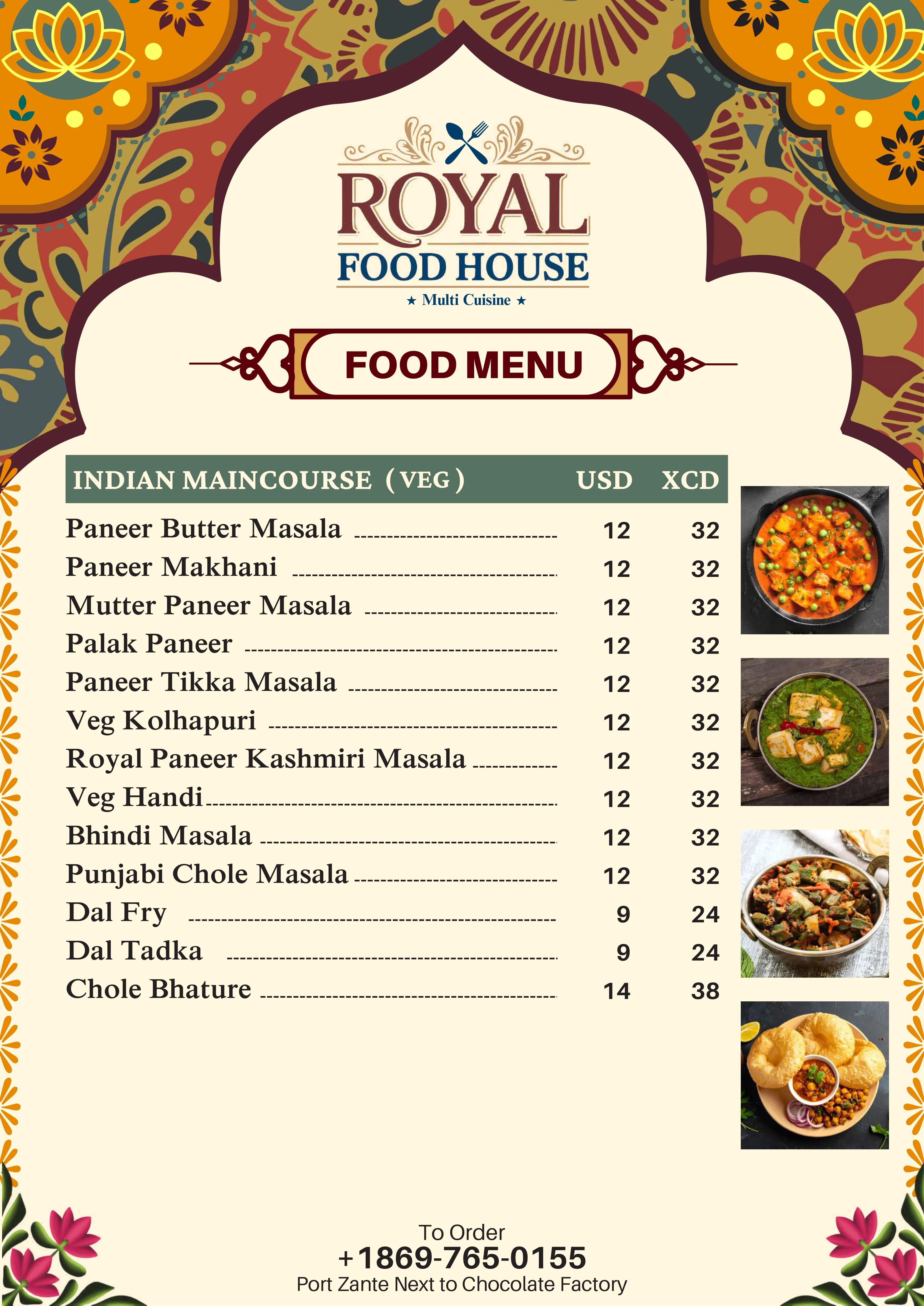 Royal Food House menu page 5