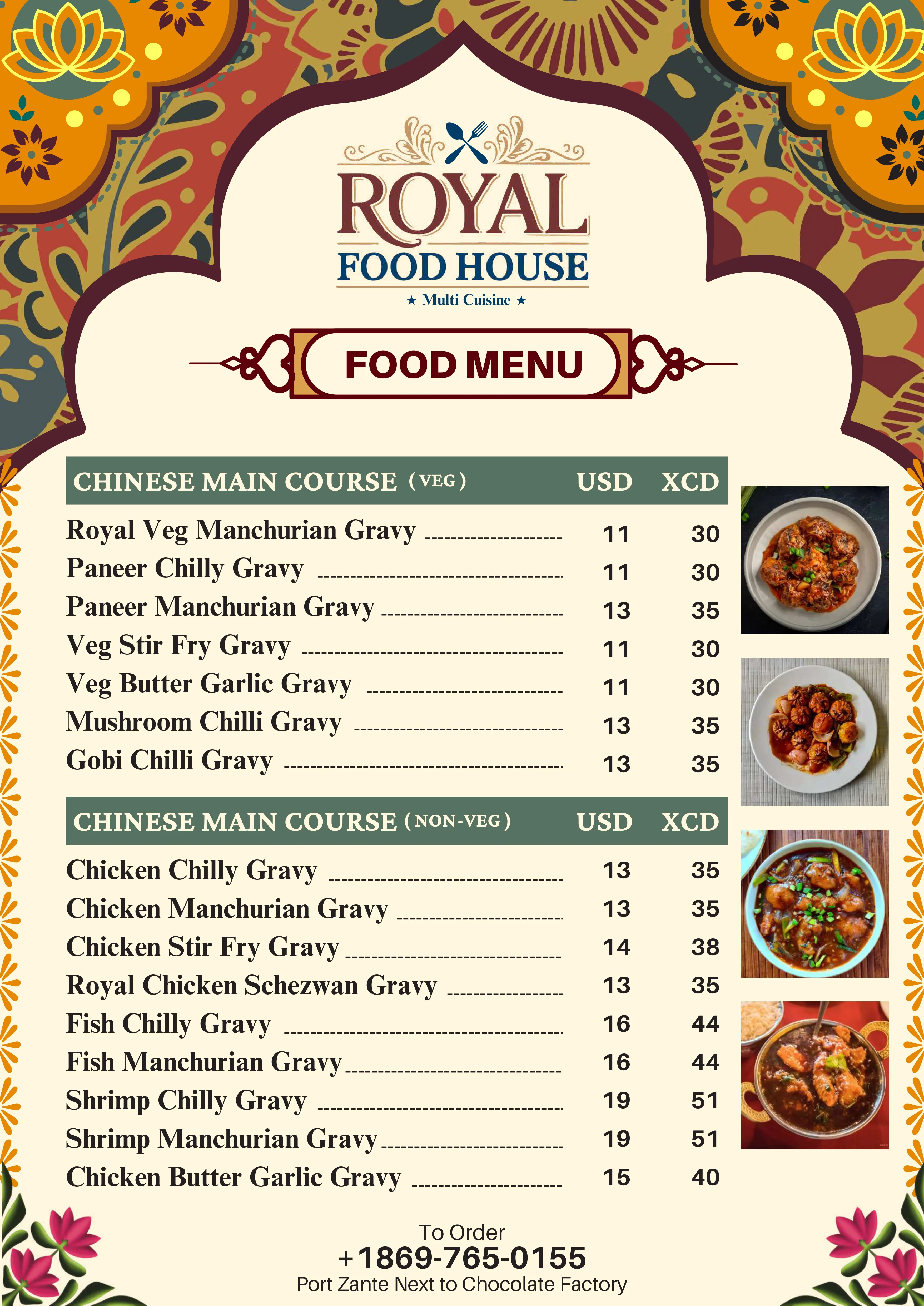Royal Food House menu page 10