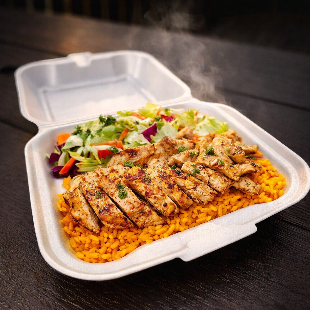 Grilled Chicken Rice Meal
