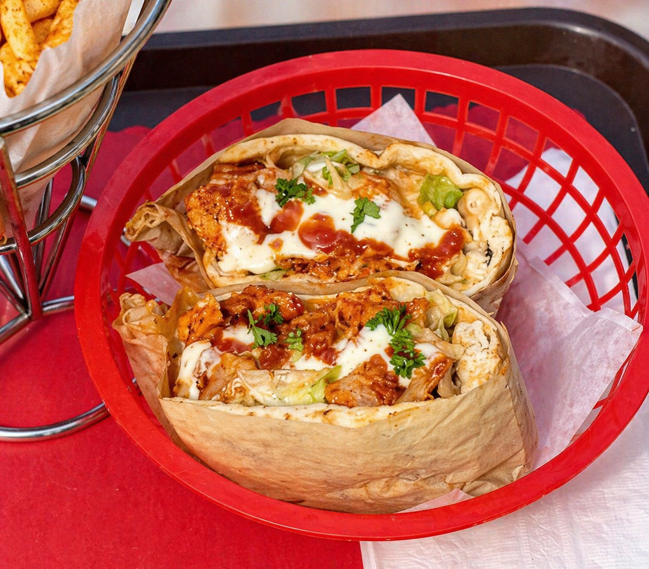 Grilled chicken wrap from Shawarma King 3