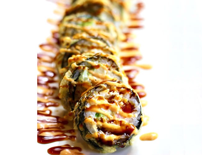 Fried Philly Roll sushi from Sushii Spot